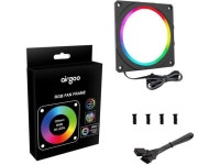 RGB 120mm Fan Halo, Airgoo 1 Pack 12v 4-pin RGB Fan Frame for 120mm PC Case Fan Without Lighting, for ASUS Aura RGB, MSI Mystic... 