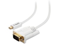 Mini DP to VGA J&D Gold Plated Mini DisplayPort (Thunderbolt Port) to VGA Adapter Cable (White 9 Feet) - Newegg.com