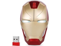 Cool Wireless Mouse Iron Man Black Panther Star Lord Ant Man Tree Man Gaming Mice with USB Unifying Receiver 1200 DPI for PC and... 