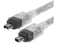 Cmple - 15FT FireWire Cable 4 Pin to 4 Pin Male to Male iLink DV Cable Firewire 400 IEEE 1394 Cord for Computer Laptop PC to JVC... 