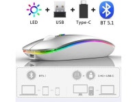 Mouse for MacBook Pro/MacBook Air/iMac/mac/ipad/ipad pro,Wireless Mouse for Macboook Air/MacBook Pro/PC (Silver) - Newegg.com
