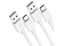 USB C Cable 5A, 40W [2Pack 1m] USB Type C Super Charger Cable USB C to A Charging Cord for Huawei P30, P30 Pro, P20 Lite, P20... 