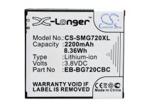 Battery Replacement for Samsung SM-G720N0 Galaxy Grand 3 Duos SM-G7202D SM-G720AX Galaxy Grand Max SM-G7202 SM-G7200 Galaxy Grand... 