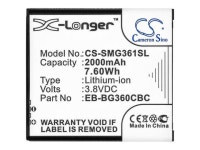 Battery Replacement for SM-G3609 J2 Duos LTE SM-J200GM/DD J2 2017 Duos LTE SM-G360T1 Core Prime TD-LTE SM-G360P Win 2 Duos TV SM... 