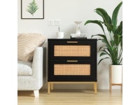 Bedside Table with 2 Spacious Drawers Sofa Side Table 2 Drawer Nightstand for Bedroom End Table,Sofa End,Hallway,H0057 - Newegg.com