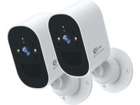 2PCS 4MP Security Cameras Wireless Outdoor, 2.5K WiFi Indoor Home Security Cameras with PIR Motion Detection, 2.4GHz WiFi, 2-Way... 