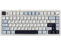 F75 Gasket Mechanical Keyboard, 75% Wireless Hot Swappable Gaming Keyboard with Five-Layer Padding&Knob, Bluetooth/2.4GHz/USB-C... 