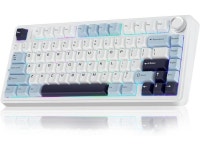 AULA F75 75% Wireless Mechanical Keyboard,Gasket Hot Swappable Custom Keyboard,Pre-lubed Reaper Switches RGB Backlit Gaming... 