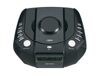 Jensen JCR-310 AM/FM Stereo Dual Alarm Clock Radio with Top Loading CD Player, Digital Tuner and Aux Input, Black - Newegg.com