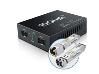 SFP+ Media Converter G0200-SFP (Kit #33), 10GBase-T reach 30 meters, SFP+ LR module, 10 km, SMF, 1310 nm - Newegg.com
