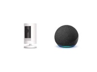 Ring Stick Up Cam Battery HD security camera (White) with Echo Dot (4th Gen - Charcoal) - Newegg.com