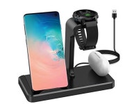 Charger Stand Compatible with Garmin Instinct 2/D2 Air X10/Venu Sq/Forerunner 745/Vivoactive 4/3 Music/Fenix 7S/7/7x/5/6/6S/6X... 