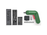 Fanttik Cordless Screwdriver Kit (NEX L1 Pro Green), 14pcs, Digital Screen, Li-ion 2000mAh 6 Gears 0.5-6 Nm Rechargeable Electric... 