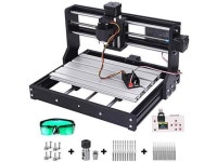 2-in-1 7000 m W 3018 Pro CNC Router Kit, Mcwdoit GRBL Control 3 Axis Wood Plastic Acrylic PCB PVC Carving Milling Engraving... 
