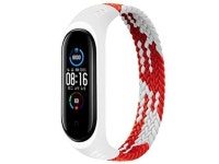 Band 6/Mi Band 5,Stretchable Nylon Fabric Strap Compatible for Amazfit Band 5/Mi Band 4/Mi Band 3 Wristband(red White,M) - Newegg.com