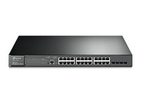 24 PoE+ Ports @384W, w/4 SFP slots; L2 Managed; Limited Lifetime Protection; Support L2/L3/L4 QoS, IGMP and LAG; IPv6 and Static... 