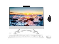HP 2022 All-in-One Desktop, 21.5 Diagonal FHD (1920 x 1080) Display, Intel Duel Core Celeron J4025 Processor, Webcam, WiFi-AC... 