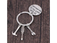 If Dad Cant Fix It No One Can Screwdriver Wrench Hammer Key Chain Ring Tool Charms Keychain Key Chain Gift for Dad - Newegg.com