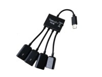 USB 3.1 Type C Male To 3-Port USB A Female Hub Splitter OTG... 1 Type C Male To 3-Port USB A Female Hub Splitter OTG Data Cable... 