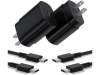 Type C Charger, 2Pack 25W PD USB Wall Charger Super Fast Charging Block & 6ft Android Phone Cable Cord for Samsung Galaxy S24 S23... 