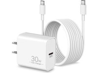 30W iPad Pro Charger USB C 10FT for iPad Pro 12.9 inch / 11 inch 2022/2021/2020/2018 iPad Air 5th 4th Mini 6 iPad 10th Generation... 
