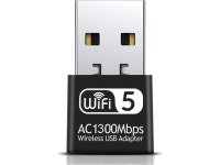 1300Mbps USB WiFi Adapter for PC-Tiny Size Wireless Network Adapter for Desktop with Dual Band 2.4GHz 5GHz MU-MIMO WiFi Dongle... 