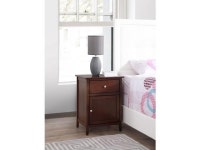 Izzy G1412-N-25 1 Drawer /1 Door Nightstand , Cappuccino - Newegg.com