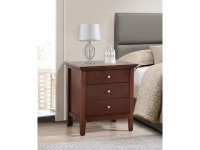 Hammond G5425-N 3 Drawer Nightstand , Cappuccino - Newegg.com