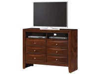 Marilla G1550-TV2 Media Chest , Cherry - Newegg.com