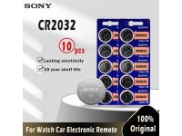 10pcs For SONY CR2032 Lithium Button Coin Cell Batteries 3V CR 2032 DL2032 ECR2032 BR2032 Battery For Watch Electronic Remote... 