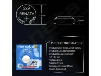2pack Renata LONG LASTING 329 SR731SW D329 V329 Watch Battery Button Coin Cell Batteries - Newegg.com