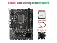 B250C BTC Mining Motherboard with G4560 CPU+Fan+Switch Cable... ca B250C BTC Mining Motherboard with G4560 CPU+Fan+Switch Cable... 