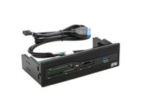 5.25 Internal Card Reader Media Multi-Function Dashboard PC Front Panel USB 3.0 Support CF XD MS M2 TF SD Card Reader Smart... 