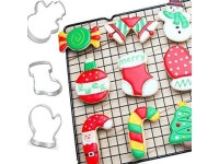 8PCS Christmas Stainless Steel Cake Cookie Cookie Cutter Mold DIY Baking Tool Cake Cutter G1023 - Newegg.com