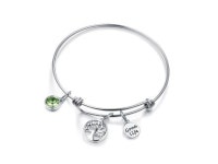 Tree of Life Bracelet in 18K White Gold Plated - Newegg.com