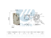 1703 UF3H3-702 1.7CM Mini Cooling Fan 3.3V 0.1W 5V 0.3W... com 1703 UF3H3-702 1.7CM Mini Cooling Fan 3.3V 0.1W  5V 0.3W 13000RPM... 