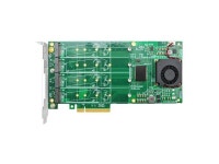 Linkreal Quad PCIe x8 to M.2 M Key NVMe SSD Switch Adapter with PLX 8724 Support 2230, 2242, 2260 and 2280mm - Newegg.com