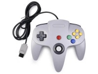 N64 Wired Controller for Nintendo 64 Console Gray (Third-Party... com Nintendo Compatible Retrolio Games Classic N64 Wired... 