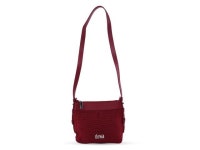 DOWA Red Nylon with Leather Handwoven Crossbody Bag Fixed Strap Drawstring Closure  women Handbag Accessories for  women Purse... 