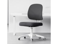 HBADA Office Chair, Mesh Desk Chair Adjustable Height Rolling Stool Drafting Chair, Black White - Newegg.com