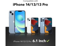 ZAGG InvisibleShield Glass Elite VisionGuard Screen Protector for Apple iPhone 14/ 13/ 13 Pro - 5X Stronger, Blue-Light... 