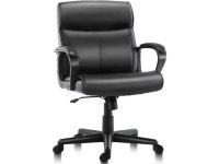 HOMEFLA Home Mid-Back Office Computer Desk Armrest Adjustable Height/Tilt Swivel Rolling Chair, Black - Newegg.ca HOMEFLA Home... 