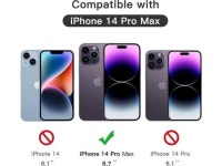 JETech Full Coverage Screen Protector for iPhone 14 Pro Max 6.7-Inch (NOT FOR iPhone 14 Pro 6.1-Inch), Black Edge Tempered Glass... 