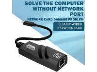 1000Mbps USB Type C to Gigabit Ethernet Adapter Wired USB Rj45 Network Card Lan For MacBook PC Windows XP 7 8 10 LUX (1000M lan)... 