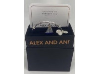 Alex Ani Holiday Sailboat Charm Bangle Shiny Silver Finish New with Box - Newegg.com