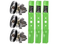 8TEN Spindle High Lift Blade Kit 50 inch Cut Deck for Cub Cadet MTD RZT L50 S50 LX50 SX50 XT1-GT50 ZT1-50 G8200 G8300 - Newegg.com