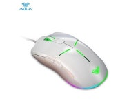 AULA F820 Game Mouse Wired 6 gear DPI USB Optical Mouse Gaming Multiple Backlight Modes 6+1 Color Breathing Ergonomic Design for... 