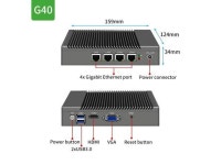 J4125 Quad Core Mini PC I225V3 2500M DDR4 HD-MI 4 Gigabit LAN... com J4125 Quad Core Mini PC  I225V3 2500M DDR4 HD-MI 4 Gigabit... 