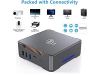 AK3V Intel Celeron J3455 Windows 10 Pro Mini PC DDR4 8GB RAM 128GB SSD 1000M LAN Dual Wifi BT4.0 Mini Computer Support 2.5 HDD... 