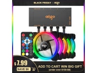 DR12 120mm Cooler Fan Double Aura RGB PC Fan Cooling Fan For Computer Silent Gaming Case With IR Remote Controller am3 am4... 